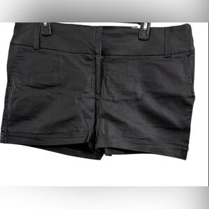 Maurices Black Faux Leather Smart Shorts Sz(15-16)